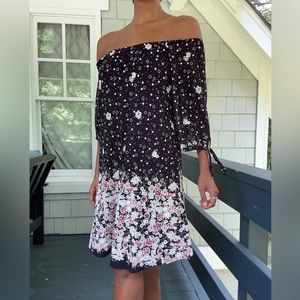 Off the shoulder floral dress